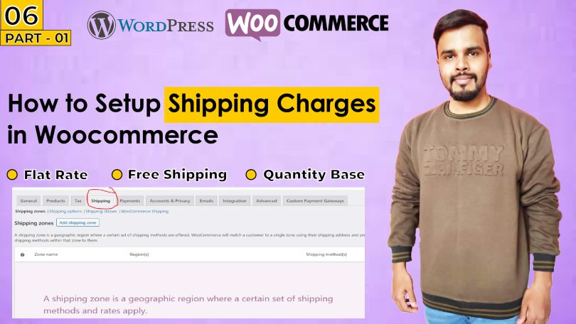 How to Setup Shipping Charges in Woocommerce